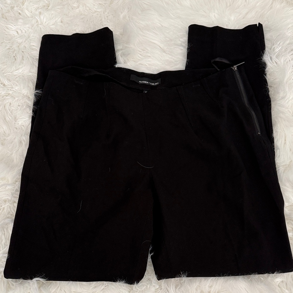 Amanda & Chelsea Elegant Black Trousers